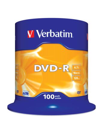 Verbatim DVD-R Matt Silver 4.7 GB 100 pc(s)