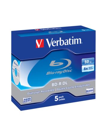 Verbatim 43748 blank Blu-Ray disc BD-R 50 GB 5 pc(s)