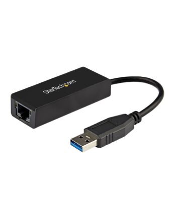 StarTech.com USB 3.0 to Gigabit Ethernet Network Adapter, 10/100/1000 Mbps, USB to RJ45, USB 3.0 to LAN Adapter, USB 3.0 Ethernet Adapter (GbE), TAA Complaint