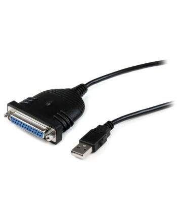 StarTech.com 6 ft USB to DB25 Parallel Printer Adapter Cable - M/F