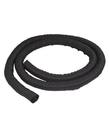 StarTech.com 6.5' (2m) Cable Management Sleeve - Flexible Coiled Cable Wrap - 1.0-1.5" dia. Expandable Sleeve - Polyester Cord Manager/Protector/Concealer - Black Trimmable Cable Organizer