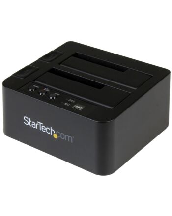 StarTech.com Standalone Hard Drive Duplicator, Dual Bay HDD/SSD Cloner/Copier, USB 3.1 (10Gbps) to SATA III HDD/SSD Docking Station, Hard Disk Duplicator Dock, Hard Drive Cloner