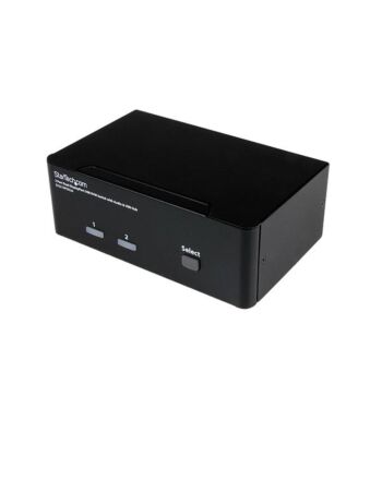 StarTech.com 2 Port Dual DisplayPort USB KVM Switch with Audio & USB 2.0 Hub