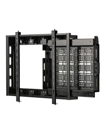 B-Tech Flat Screen Wall Mount with Slide-Out AV Storage Tray (VESA 600 x 400)