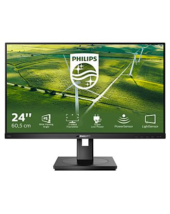 Philips 242B1G/00 LED display 60.5 cm (23.8") 1920 x 1080 pixels Full HD Black
