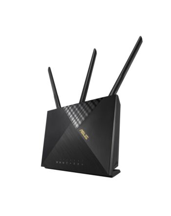 ASUS 4G-AX56 wireless router Gigabit Ethernet Dual-band (2.4 GHz / 5 GHz) Black