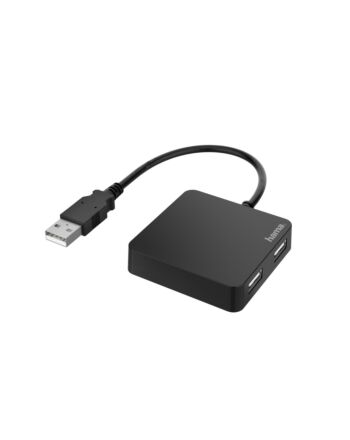 Hama 00200121 interface hub USB 2.0 480 Mbit/s Black