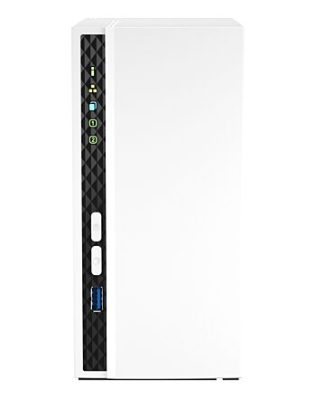 QNAP TS-233 NAS/storage server Tower ARM Cortex-A55 2 GB 0 TB QNAP QTS White