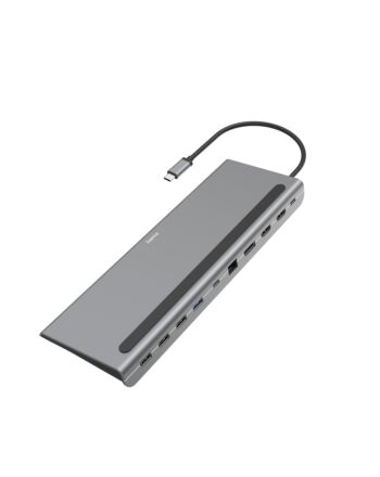 Hama 00200100 laptop dock/port replicator USB 3.2 Gen 1 (3.1 Gen 1) Type-C Anthracite