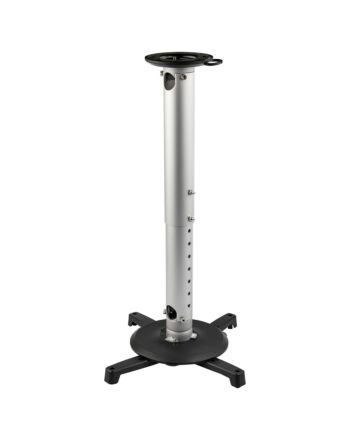 StarTech.com Universal Ceiling Projector Mount - Heavy Duty Height Adjustable/Extendable Pole Mount 5-22.7" from Ceiling - 33lb (15kg) - Tilt/Rotate - Hanging Projector Mount w/ Bracket