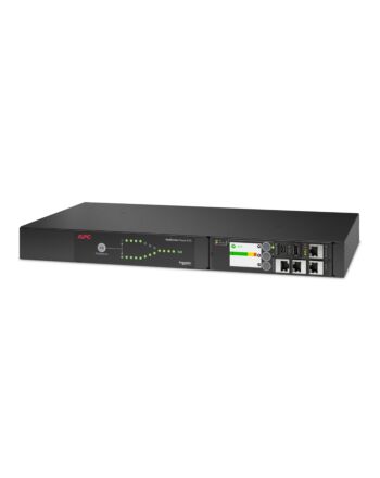 APC Netshelter Rack Automatic Transfer Switch, 1U, 10A, 230V, C14 IN, 12 C13 OUT, 50/60Hz