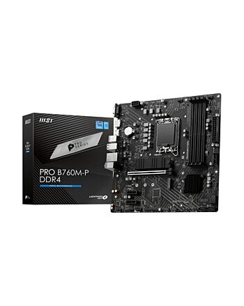 MSI PRO B760M-P DDR4 motherboard Intel B760 LGA 1700 micro ATX