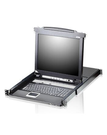 ATEN 8-Port 17" LCD KVM Switch (USB - PS/2 VGA) with USB Peripheral port