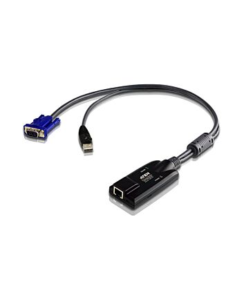 ATEN USB - VGA to Cat5e/6 KVM Adapter Cable (CPU Module), with Virtual Media Support