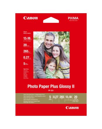 Canon PP-201 Glossy II Photo Paper Plus 5x7" - 20 Sheets