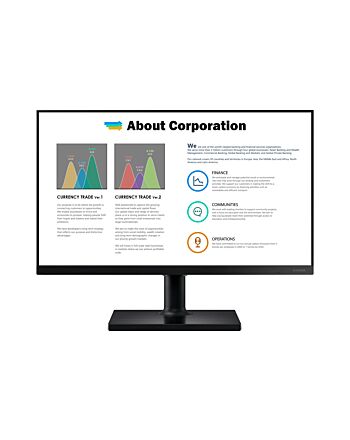 Samsung T45F computer monitor 61 cm (24") 1920 x 1080 pixels Full HD LED Black