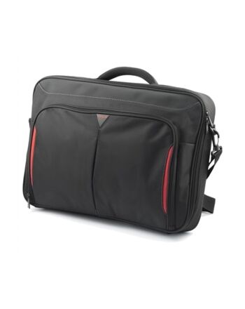 DELL Classic+ 45.7 cm (18") Briefcase Black, Red