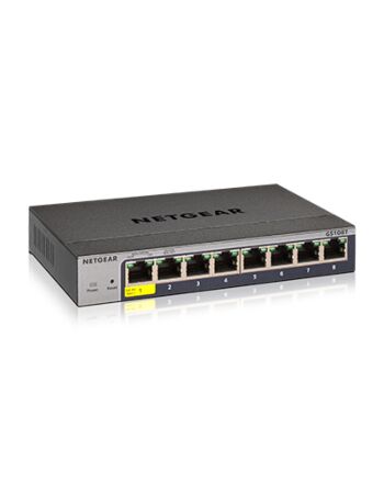 NETGEAR GS108T-300 Managed L2/L3/L4 Gigabit Ethernet (10/100/1000) Grey
