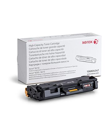 Xerox Genuine ® B205 Multifunction Printer​/​B210 Printer​/​B215 Multifunction Printer Black High capacity Toner Cartridge (3000 Pages) - 106R04347