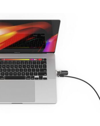 Compulocks Ledge Lock Adapter for MacBook Pro 16" (2019) with Combination Cable Lock Silver