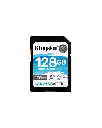 Kingston Technology Canvas Go! Plus 128GB SDXC Canvas Go Plus 170R C10 UHS-I U3 V30
