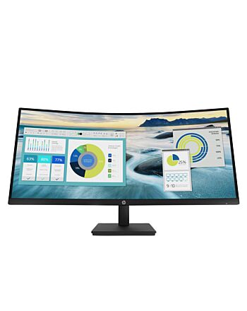 HP P34hc G4 WQHD USB-C Curved Monitor