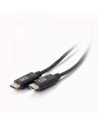 C2G 1.8m (6ft) USB C Cable - USB 2.0 (3A) - M/M USB Type C Cable - Black
