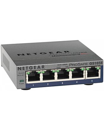 NETGEAR GS105E Managed L2/L3 Gigabit Ethernet (10/100/1000) Grey