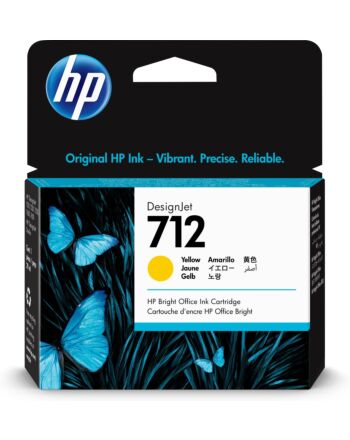 HP 712 29-ml Yellow DesignJet Ink Cartridge