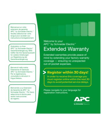APC Warranty extension service pack, for new product purchase, 3yr, level 03