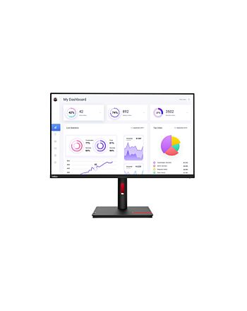 Lenovo ThinkVision T32p-30 LED display 80 cm (31.5") 3840 x 2160 pixels 4K Ultra HD Black
