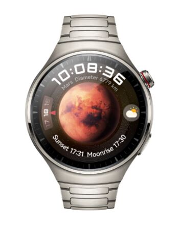 Huawei WATCH 4 Pro 3.81 cm (1.5") AMOLED 48 mm Digital 466 x 466 pixels Touchscreen Titanium Wi-Fi GPS (satellite)