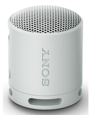 Sony SRS-XB100 - Wireless Bluetooth Portable Speaker, Durable IP67 Waterproof & Dustproof, 16 Hour Battery, Eco, Outdoor and Travel in Light Grey
