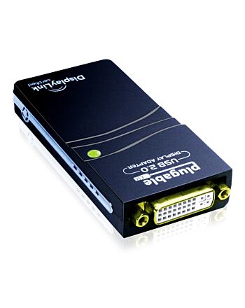 Plugable Technologies USB 2.0 to DVI, VGA, or HDMI Video Graphics Adapter for Multiple Monitors up to 1920x1080 Supports Windows 11, 10, 8.1, 7, XP, Mac, and ChromeOS
