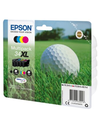 Epson Golf ball Multipack 4-colours 34XL DURABrite Ultra Ink