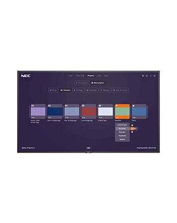 NEC MultiSync MA431-MPi4 109.2 cm (43") LCD 500 cd/m² 4K Ultra HD Black Built-in processor 24/7