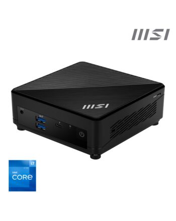 MSI Cubi 5 12M Intel Core i7 1255U Barebone, NUC, SFF, Mini Computer, HTPC, (NO RAM, NO Storage, NO OS), IRIS XE Graphics/ThunderBolt 4/Type C/HDMI/DisplayPort/Dual LAN/WiFi 6E/BT 5.3/VESA