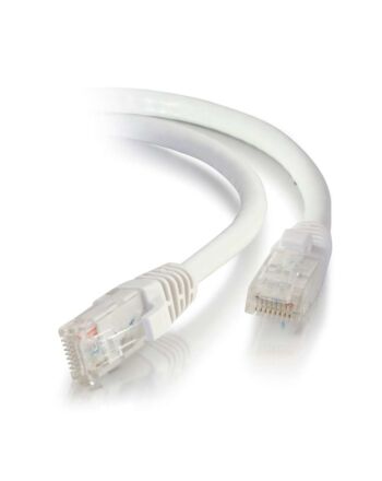 C2G 15m Cat5e Booted Unshielded (UTP) Network Patch Cable - White