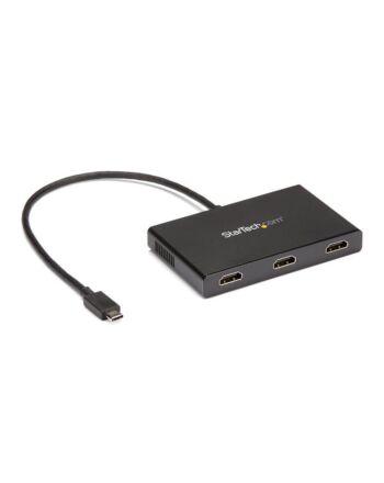 StarTech.com 3-Port Multi Monitor Adapter - USB-C to 3x HDMI Video Splitter - USB Type-C to HDMI MST Hub - Dual 4K 30Hz or Triple 1080p - Thunderbolt 3 Compatible - Windows Only