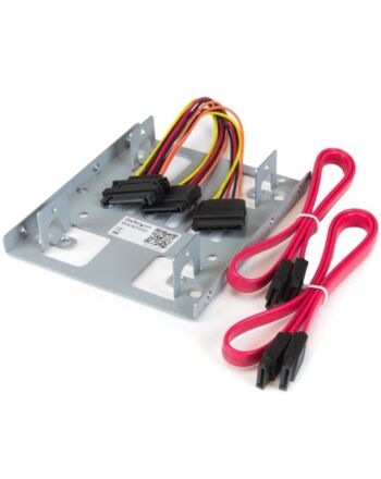 StarTech.com Dual 2.5" to 3.5" HDD Bracket for SATA Hard Drives - 2 Drive 2.5" to 3.5" Bracket for Mounting Bay