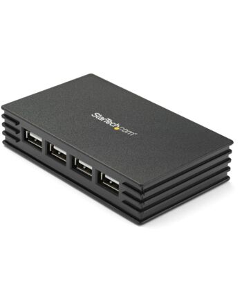 StarTech.com 4 Port Black USB 2.0 Hub