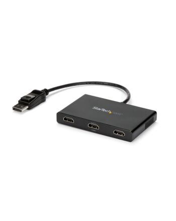 StarTech.com 3-Port Multi Monitor Adapter - DisplayPort 1.2 to 3x HDMI MST Hub - Triple 1080p HDMI Monitors - Video Splitter for Extended Desktop Mode on Windows PCs Only - DP to 3x HDMI