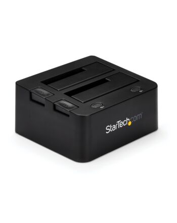 StarTech.com Dual-Bay USB 3.0 to SATA and IDE Hard Drive Docking Station, USB Hard Drive Dock, External 2.5/3.5" SATA I/II/III and IDE (40 pin) SSD/HDD Docking Station, Hot-Swap Hard Drive Bays, Top-Loading