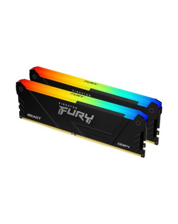 Kingston Technology FURY Beast 32GB 3200MT/s DDR4 CL16 DIMM (Kit of 2) RGB