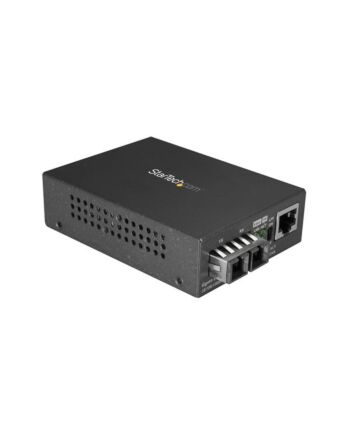 StarTech.com Multimode (MM) SC Fiber Media Converter for 10/100/1000 Network - 550m Range - Gigabit Ethernet - 850nm - Full Duplex