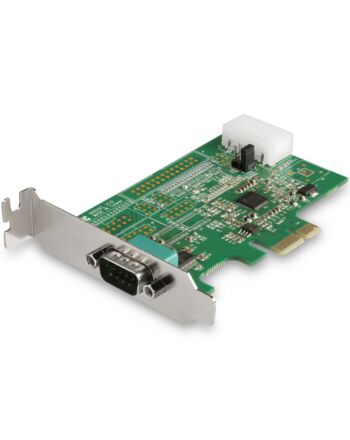 StarTech.com 1-port PCI Express RS232 Serial Adapter Card - PCIe RS232 Serial Host Controller Card - PCIe to Serial DB9 - 16950 UART - Low Profile Expansion Card - Windows & Linux