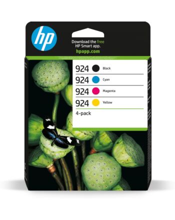 HP 924 CMYK Original Ink Cartridge 4-Pack
