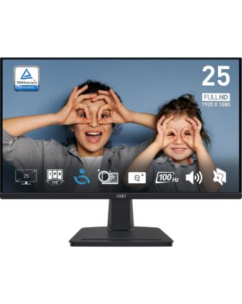 MSI Pro MP251 computer monitor 62.2 cm (24.5") 1920 x 1080 pixels Full HD LED Black