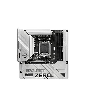 MSI B650M PROJECT ZERO motherboard AMD B650 Socket AM5 micro ATX