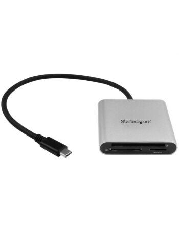 StarTech.com USB 3.0 Flash Memory Multi-Card Reader / Writer with USB-C - SD, microSD, CompactFlash